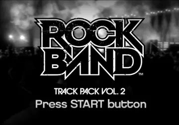 Rock Band - Track Pack Volume 2 screen shot title